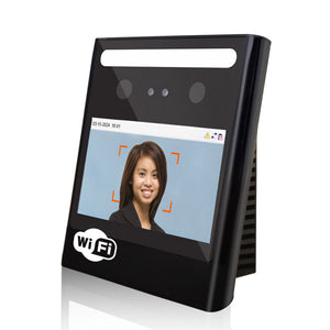 Geoface E 10 WIFI & TCP/IP Time Clock Recorder | Facial Recognition | Proximity Badge, Payroll Export, Live Attendance dashboards. 90 days FREE Support. NO SUBSCRIPTIONS.