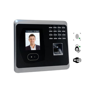 GeoFace F 100 Pro Wifi & TCP/IP | Clocking in machine, Biometric Face, Fingerprint, Proximity & PIN. FREE Live Attendance dashboards. 90 days FREE Support. NO SUBSCRIPTIONS.