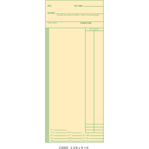 9761 Time Cards (Pack of 1000's)