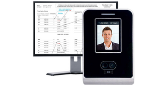 Time Clock, Geoface 10 TCP/IP, Biometric Facial Recognition. Accurate and Reliable, FREE Export to payroll. 90 days FREE Support. No subscriptions. 1 year warranty. You own the software.