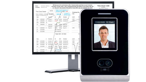 Time Clock Face Recognition | Geoface 200 | Includes Vacation & Sickness, FREE Payroll Export, Live Attendance Dashboards.  90 days FREE Support. 1 year warranty | NO SUBSCRIPTIONS.