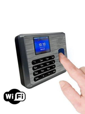 Biometric Time Clock | Fingerprint | Geotime 200 X WIFI With Vacation and Sickness Module. FREE Export to payroll. 90 days FREE Support. No monthly fees. You own it. 1 year warranty.