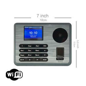 Biometric Palm | Fingerprint | Proximity tag | PIN/ password | Non-contact option