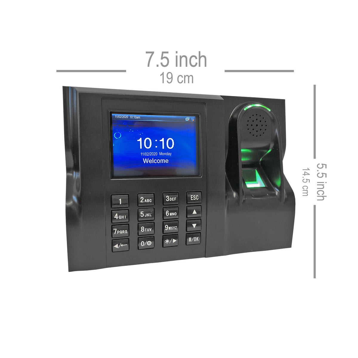 Time clock WIFI biometric fingerprint time recorder terminal only ...
