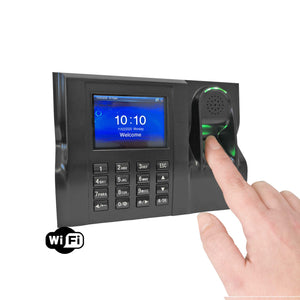 Time Clock with Wifi. Biometric fingerprint - eliminates ‘buddy punching’. Accurate and Reliable Software.