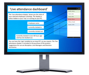 Time Clock | GeoFace 100 WIFI | Non-Contact Facial Recognition. Accurate and Reliable. FREE Live Attendance Dashboards, 